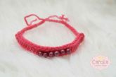 Headband linha com pérolas